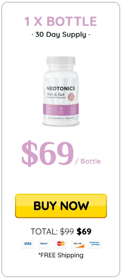 Neotonics Price 1 Bottle