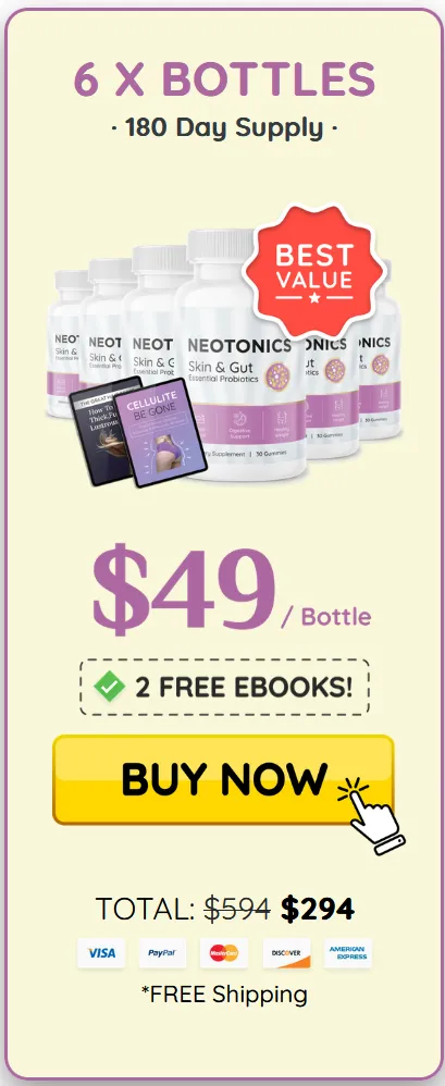 Neotonics Price 6 Bottles